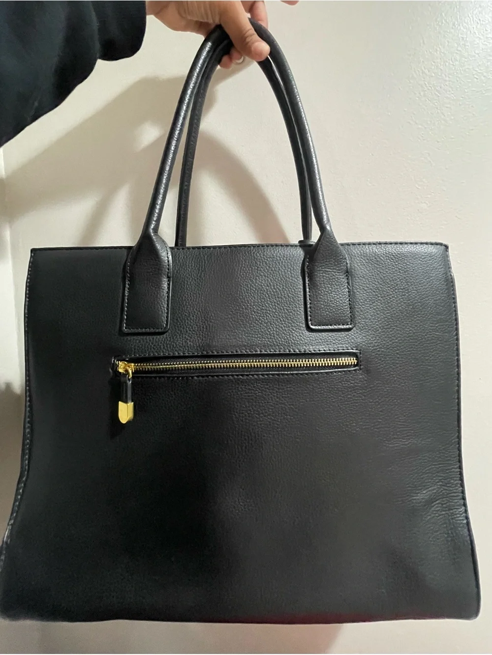 Joy & Iman Women’s Genuine Leather Large Tote Shoulder Bag